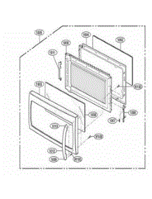 Door Parts parts for Lg Range MMV5207ACS from AppliancePartsPros.com