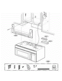 Installation Parts parts for Lg Range MMV6178AAB from AppliancePartsPros.com