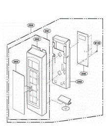 Controller Parts 2 parts for Lg Wall Oven MMV6178AAQ from AppliancePartsPros.com