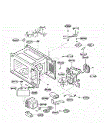 Interior Parts parts for Lg Microwave MS113YG from AppliancePartsPros.com