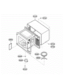 Oven Cavity Parts parts for Lg Microwave MS113YG from AppliancePartsPros.com