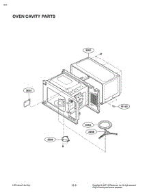Oven Cavity Parts parts for Lg Microwave MS1142G from AppliancePartsPros.com