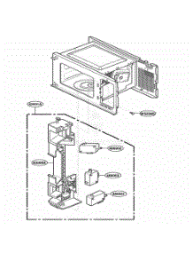 Latch Board Parts parts for Lg Microwave MS114SA from AppliancePartsPros.com