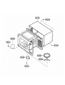 Oven Cavity Parts parts for Lg Microwave MS114SA from AppliancePartsPros.com