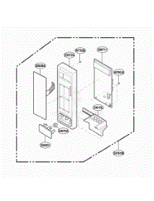 Control Panel Parts parts for Lg Microwave MS133SE from AppliancePartsPros.com