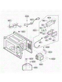 Interior Parts parts for Lg Microwave MS133SE from AppliancePartsPros.com