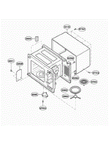 Oven Cavity Parts parts for Lg Microwave MS133SE from AppliancePartsPros.com