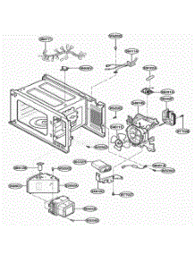 Interior Parts parts for Lg Microwave MS134YD from AppliancePartsPros.com