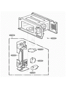 Larch Board Parts parts for Lg Microwave MS134YD from AppliancePartsPros.com