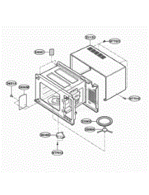 Oven Cavity Parts parts for Lg Microwave MS134YD from AppliancePartsPros.com