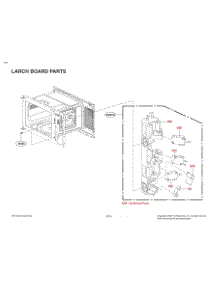 Section 3 parts for Lg Microwave MS1536GIR from AppliancePartsPros.com