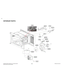 Section 4 parts for Lg Microwave MS1536GIR from AppliancePartsPros.com