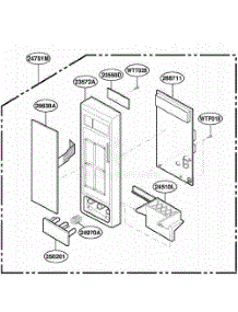 Controller Parts parts for Lg Microwave MS193SC from AppliancePartsPros.com