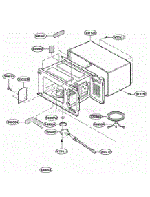 Oven Cavity Parts parts for Lg Microwave MS193SC from AppliancePartsPros.com