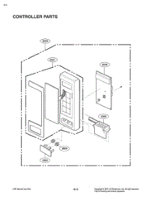 Controller Parts parts for Lg Microwave MS2040FRSE from AppliancePartsPros.com