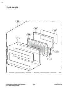 Door Parts parts for Lg Microwave MS2040FRSE from AppliancePartsPros.com
