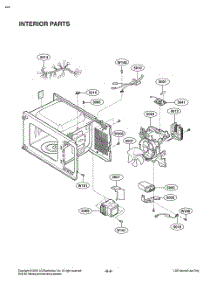 Interior Parts parts for Lg Microwave MS2040FRSE from AppliancePartsPros.com