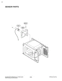 Sensor Parts parts for Lg Microwave MS2040FRSE from AppliancePartsPros.com