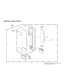 Control Panel Parts parts for Lg Microwave MS2096HSS from AppliancePartsPros.com