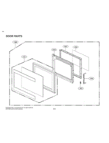Door Parts parts for Lg Microwave MS2096HSS from AppliancePartsPros.com