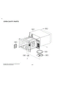 Oven Cavity Parts parts for Lg Microwave MS2096HSS from AppliancePartsPros.com