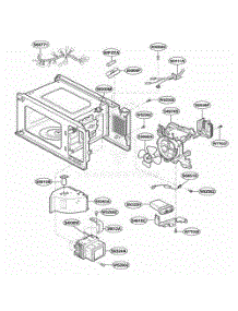 Interior Parts parts for Lg Microwave MS95MT from AppliancePartsPros.com