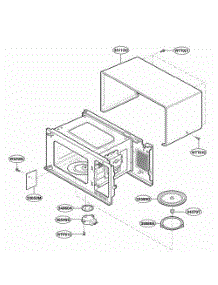 Oven Cavity Parts parts for Lg Microwave MS95MT from AppliancePartsPros.com
