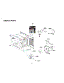 Interior Parts parts for Lg Microwave MSER0990S from AppliancePartsPros.com