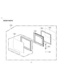 Door Parts parts for Lg Microwave MSER1590C from AppliancePartsPros.com