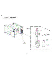 Larch Board Parts parts for Lg Microwave MSER1590S from AppliancePartsPros.com