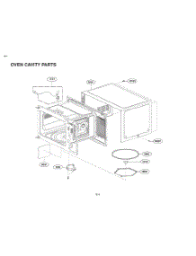 Oven Cavity Parts parts for Lg Microwave MSER1590S from AppliancePartsPros.com
