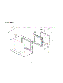 Door Parts parts for Lg Microwave MSER2090S from AppliancePartsPros.com