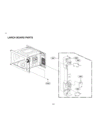 Larch Board Parts parts for Lg Microwave MSER2090S from AppliancePartsPros.com