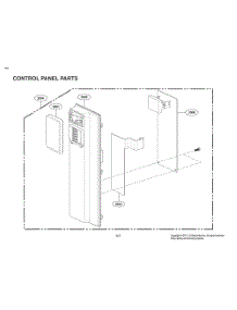 Control Panel Parts parts for Lg Microwave MSWN1590L from AppliancePartsPros.com