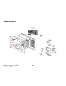 Interior Parts parts for Lg Microwave MSWN1590L from AppliancePartsPros.com