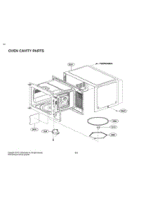 Oven Cavity Parts -1Szzwzaooza parts for Lg Microwave MSWN1590L from AppliancePartsPros.com