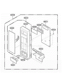 Control Panel Parts parts for Lg Range MT1078SGB from AppliancePartsPros.com