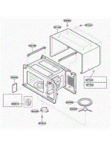 Oven Cavity Parts parts for Lg Range MT1078SGB from AppliancePartsPros.com