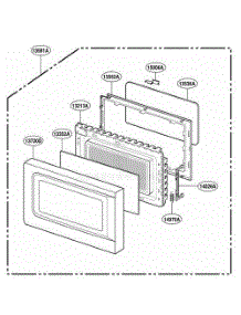 Door Parts parts for Lg Wall Oven MT1120SLQ from AppliancePartsPros.com