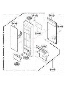 Controller Parts parts for Lg Range MT1130SGB from AppliancePartsPros.com