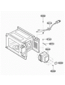 Interior Parts parts for Lg Range MT1130SGB from AppliancePartsPros.com