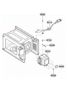 Interior Parts parts for Lg Range MT1135SGB from AppliancePartsPros.com