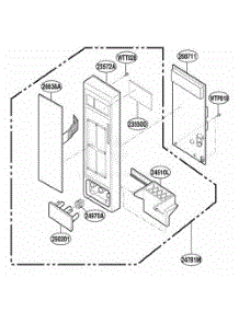 Control Panel Assembly Parts parts for Lg Range MT1135SGQ from AppliancePartsPros.com