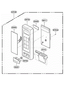 Control Panel Parts parts for Lg Range MT1145SLB from AppliancePartsPros.com