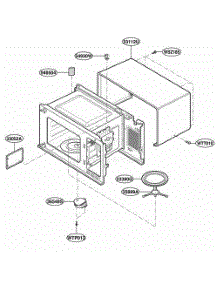 Oven Cavity Parts parts for Lg Range MT1145SLB from AppliancePartsPros.com