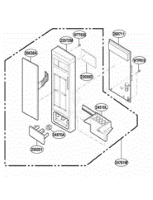 Controller Parts parts for Lg Range MT1151SGB from AppliancePartsPros.com