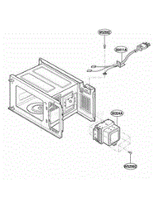 Interior Parts parts for Lg Range MT1151SGB from AppliancePartsPros.com