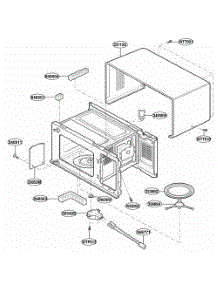 Oven Cavity Parts parts for Lg Range MT1151SGB from AppliancePartsPros.com