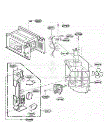 Suction Guide Parts parts for Lg Range MT1151SGB from AppliancePartsPros.com