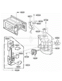 Suction Guide Parts parts for Lg Range MT1151SGQ from AppliancePartsPros.com